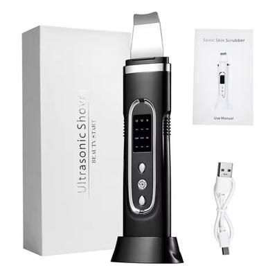 Ultrasonic Skin Scrubber Facial Cleansing Device b white With Box