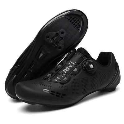 LiXingMing Road Cycling Shoes SPD Cleat Compatible Self Locking Bike Sneakers For Men & Women black 47
