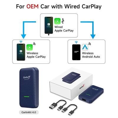 CarlinKit 5.0 And 4.0 Wireless Adapter For CarPlay And Android Auto With Seamless Integration For Compatible Vehicles carlinkit 4.0