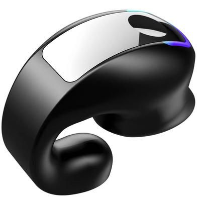 Ultra Light Bone Conduction Headset,Bluetooth 5.3 Wireless Earphones,24H Playtime, Dual Pairing, Comfortable For Long black