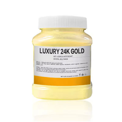 24K Gold Jelly Face Mask Powder With Rose For Deep Hydration And Glow 24k Gold