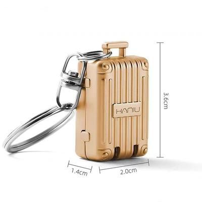 Portable Stainless Steel Nail Clippers, Exquisite Foldable Nail Cutter With Keychain For Manicure, Pedicure, And Travel l Gold