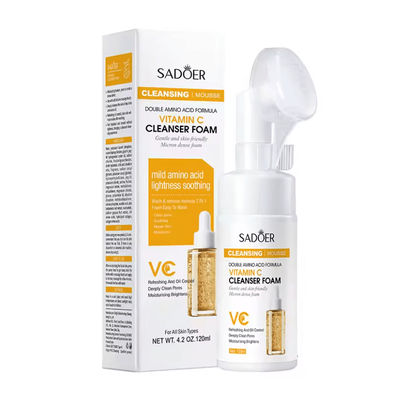 Vitamin C Face Wash With Q10 Brightening And Moisturizing Cleanser For Daily Skincare vitamin C