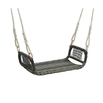 Wicker Porch Swing Seat With Cozy Armrests, Outdoor Rattan Hanging Swing For Patio, Porch, Or Garden Relaxation Wicker Porch Swing Seat With Cozy Armrests, Outdoor Rattan Hanging Swing For Patio, Porch, Or Garden Relaxation