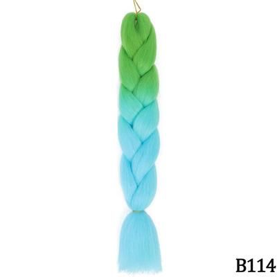 Jumbo Braids Extensions Synthetic Braiding Hair Kanekalon Afro Ombre Color Hair For Kids Children Crochet Twist Braid zitong b114 24inches