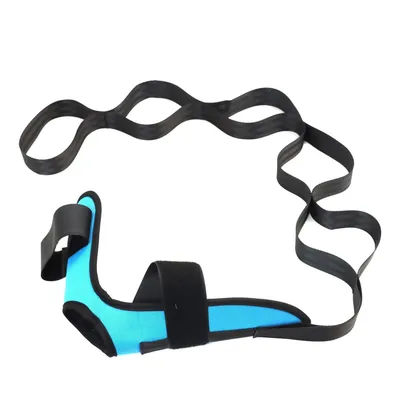 Yoga Leg Stretching Band, Professional Flexibility Stretcher For Rehabilitation, Fitness & Plantar Fasciitis Relief blue