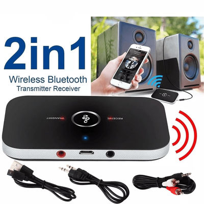 Bluetooth Transmitter & Receiver Wireless Adapter For Home Stereos, Speakers, TV, PC, Headphones, AUX Audio Output Bluetooth Transmitter & Receiver Wireless Adapter For Home Stereos, Speakers, TV, PC, Headphones, AUX Audio Output