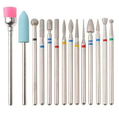 Nail Drill Bit Set 14 Piece Manicure Pedicure Polishing Tools set 1