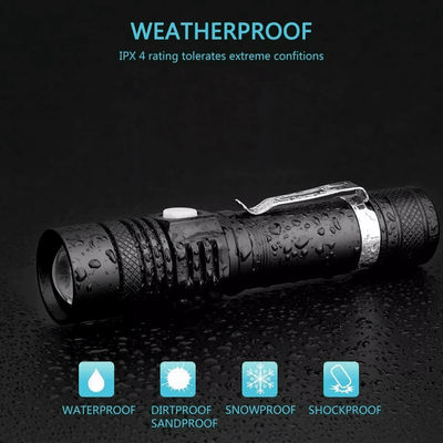 LED Flashlight Rechargeable USB Tactical Torch, High Lumen Handheld Emergency Light LED Flashlight Rechargeable USB Tactical Torch, High Lumen Handheld Emergency Light