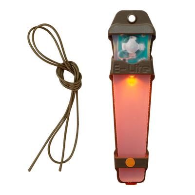Waterproof Tactical FMA Helmet Flashing Light With IR Strobe For Outdoor Survival, Hiking & Safety Identification mud Orange