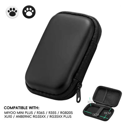 Data Frog EVA Carrying Case For Retro Handhelds black