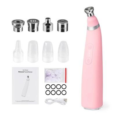 Diamond Microdermabrasion Machine For Deep Facial Exfoliation And Skin Cleansing At Home pink