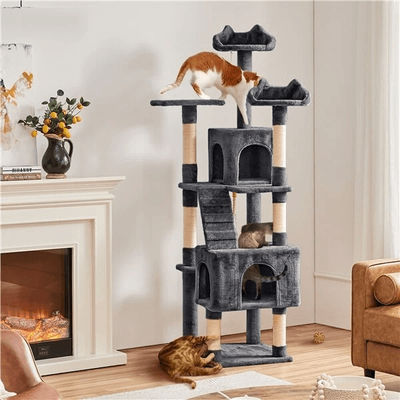 Cat Tree Tower Condo Activity Centre, Multilevel Indoor Kitten Playhouse & Scratching Post For Cats Cat Tree Tower Condo Activity Centre, Multilevel Indoor Kitten Playhouse & Scratching Post For Cats