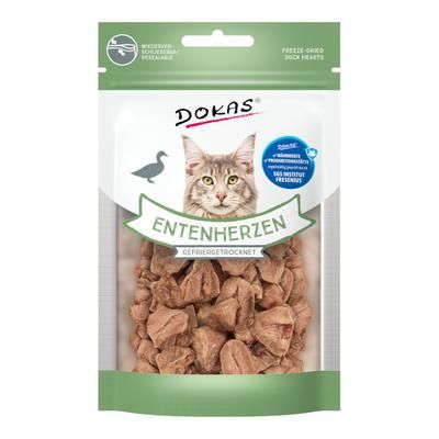 15g Freeze-Dried Duck Hearts for Cats Dokas Cat Snacks