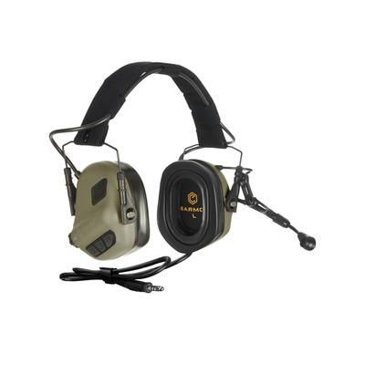 Earmor ElectronicHeadset Communication w/ Gel Earpads & Nexus TP-120 Cable 22dB Foliage Green M32-FG PLUS