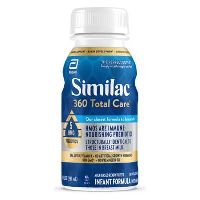 Similac 360 Total Care Infant Formula Unflavored 8 oz. Bottle Liquid (1249092_EA)