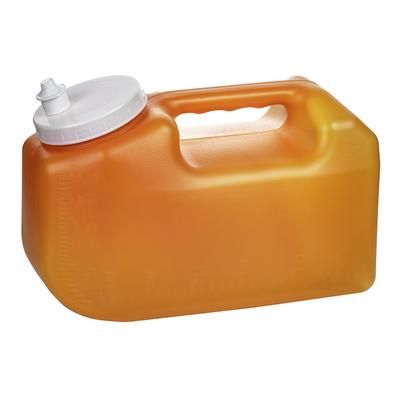 Urisafe 24 Hour Urine Specimen Collection Container 4-1/2 X 6-1/4 X 9-5/8 Inch 3,000 mL (101 oz.) Screw Cap Unprinted NonSterile (1035055_CS)