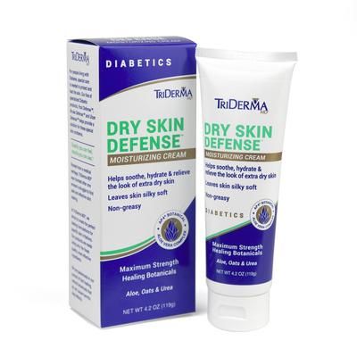 TriDerma MD Diabetic Dry Skin Defense Hand and Body Moisturizer 4.2 oz. Tube Unscented Cream (901972_EA)