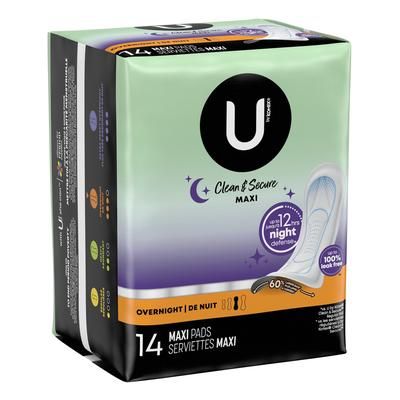 U by Kotex Security Feminine Pad Maxi / Overnight Heavy Absorbency (971266_CS)