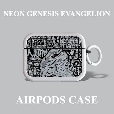 EVANGELION EVA 01 étui pour écouteurs pour AirPods Pro 1 2 3 4 Anime porte-clés sans fil Bluetooth écouteurs housse de protection accessoires