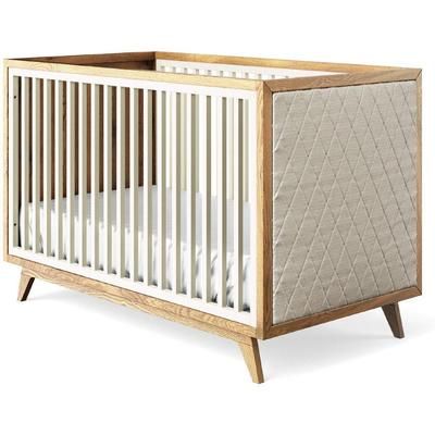 Romina Furniture Uptown Classic Crib (Tufted Sides)