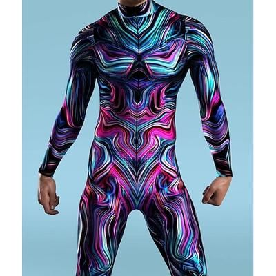 Costume di Carnevale Tuta Intera Costumi zentai con motivi Costume Cosplay Body Stampa Costume Sexy Halloween Per uomo Per donna Ragazzi Costume per Feste Performance Mascherata Bambini Adulti