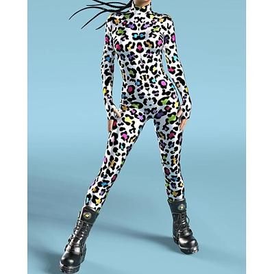 Costume di Carnevale Tuta Intera Costumi zentai con motivi Costume Cosplay Body Stampa Costume Sexy Halloween Per uomo Per donna Ragazzi Costume per Feste Performance Mascherata Bambini Adulti