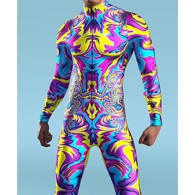 Costume di Carnevale Tuta Intera Costumi zentai con motivi Costume Cosplay Body Stampa Costume Sexy Halloween Per uomo Per donna Ragazzi Costume per Feste Performance Mascherata Bambini Adulti