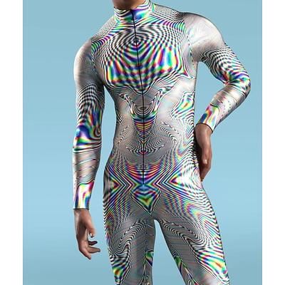 Costume di Carnevale Tuta Intera Costumi zentai con motivi Costume Cosplay Body Stampa Costume Sexy Halloween Per uomo Per donna Ragazzi Costume per Feste Performance Mascherata Bambini Adulti
