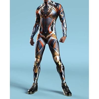 Costume di Carnevale Tuta Intera Costumi zentai con motivi Costume Cosplay Body Stampa Costume Sexy Halloween Per uomo Per donna Costume per Feste Performance Mascherata Adulti