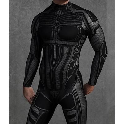 Costume di Carnevale Tuta Intera Costumi zentai con motivi Costume Cosplay Body Stampa Costume Sexy Halloween Per uomo Per donna Ragazzi Costume per Feste Performance Mascherata Bambini Adulti