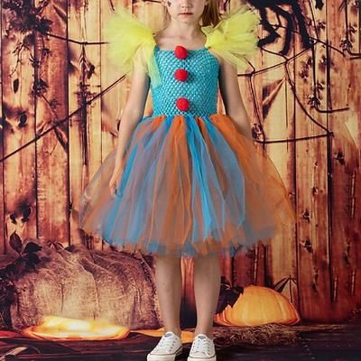 Settimana del libro 2026 Joker Clown Pomni Halloween Outfit Costume Circo Carnevale Costume Cosplay Bambini Ragazze Carnevale Mardi Gras Spettacolo Festa Palcoscenico Costumi di Halloween facili Travestimento