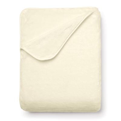 Plush Blanket by BrylaneHome in Ivory (Size KING)