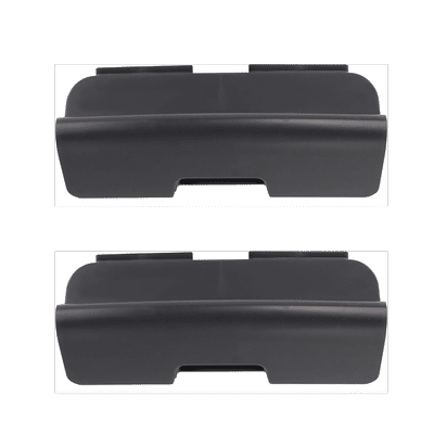 Replacement Bumper Trim Textured Black, Rear, Driver & Passenger Side, 1-year unlimited-mileage warranty SET-REPB763529-2