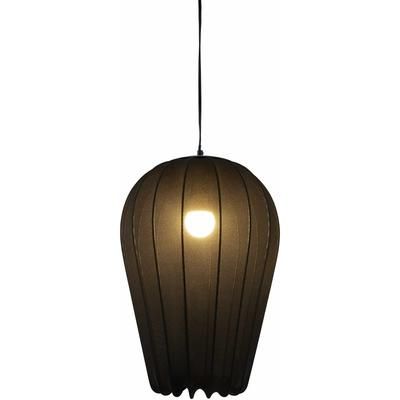 Borkowice 13"L x 13"W x 20"H Traditional Black Pendant - Boutique Rugs