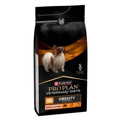 4x1.3kg Small & Mini Obesity Management OM Veterinary Diets Pro Plan Purina Dry Dog Food