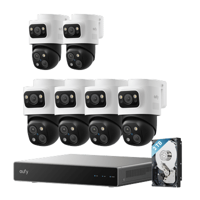 eufy PoE NVR Security System S4 Max + 2 PoE Cam S4 Add-Ons