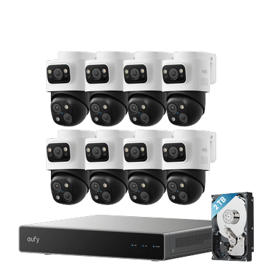 eufy PoE NVR Security System S4 Max + 4 PoE Cam S4 Add-Ons