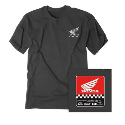 Honda Men's Women's Cotton T-Shirt Racing Style Short Sleeve Streetwear Summer