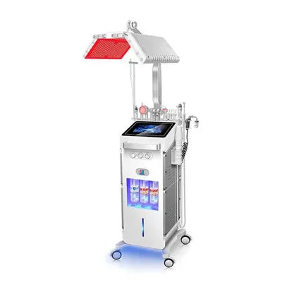 Profession 14 in 1 Multifunctional Red Light Therapy Hydra Oxygen Aqua Peeling Facial Machine