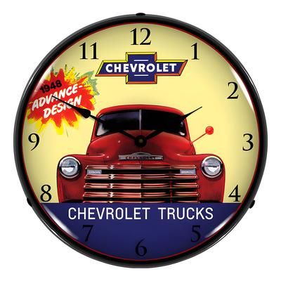 Collectable Sign and Clock 1948 Chevrolet Truck Backlit Wall Clock