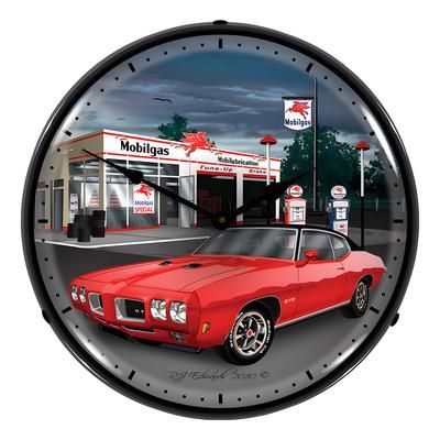 Collectable Sign and Clock 1970 GTO Backlit Wall Clock