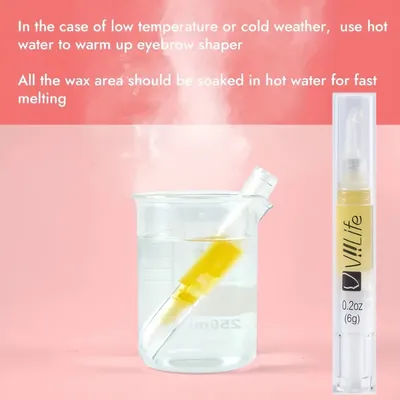 Viilife Gentle Hair Removal Wax for Sensitive Skin, Fast-Acting Soft Wax for Eyebrow and Upper Lip,Suitable for Body, Cheeks