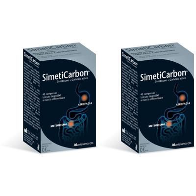 SimetiCarbon® Simeticone + Carbone Attivo 2x40 pz Compresse