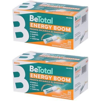 BeTotal Energy Boom Stick Pronti da Bere Set 2 2x200 ml Soluzione oral