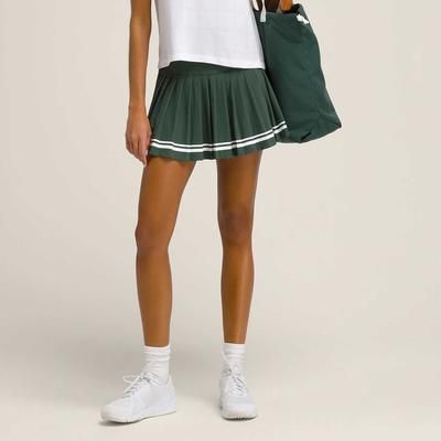Wilson Midtown Tennis Skirt Women's Tennis Apparel Sycamore/Bright White