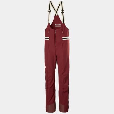 Helly Hansen Women's Avanti Softshell Ski Bib Trousers Red S