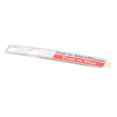 Hobart 00-873623 LABEL,START/PAUSE,STOP (HOB00-873623)