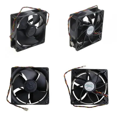 31BA PWM 4P Cooling Fan W12E12BS11B5-07 6000 Rpm 12V 1.65A Server Cooling Fan 12cm 120x120x38mm for Bitcoin Miner