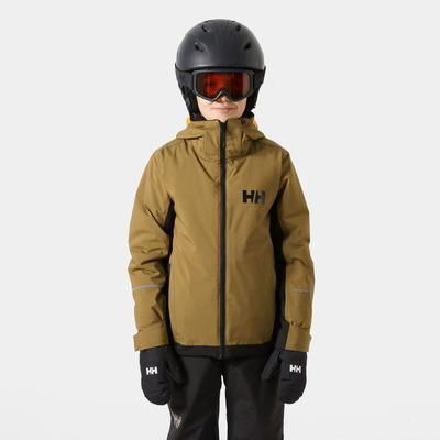 Helly Hansen Juniors’ Quest Ski Jacket Brown 10
